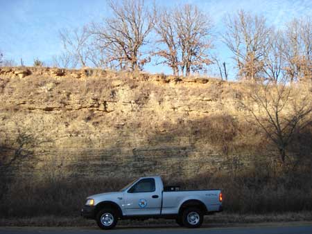 OGS vehicle in field